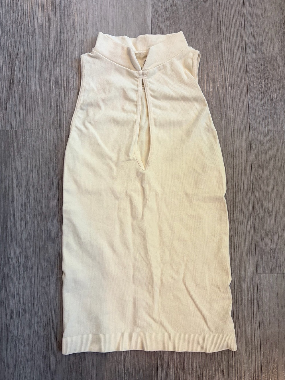 NEW Free People Intimately Keyhole Cream Seamless Tank XS/S